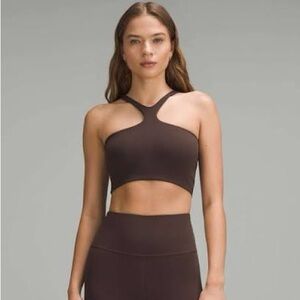 Lululemon Bend this V and racer bra xxs/xs espresso